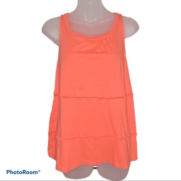 Old Navy Coral Flowy Tank Top Size Small - Picture 1 of 3